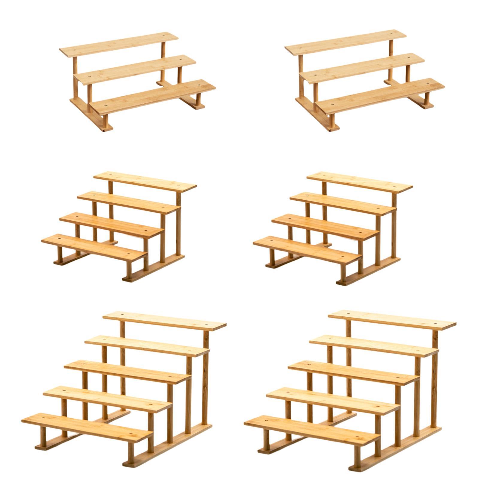 Display Risers Set - Holz-Schmuckständer, Präsentationsregal, Organizer für Parfüm, Ohrringe,