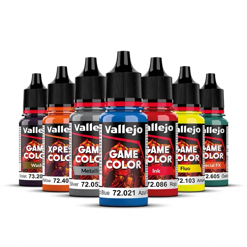 Tamiya Model Paint Set - Vallejo 18 ml Acrylfarbe GAME COLOR