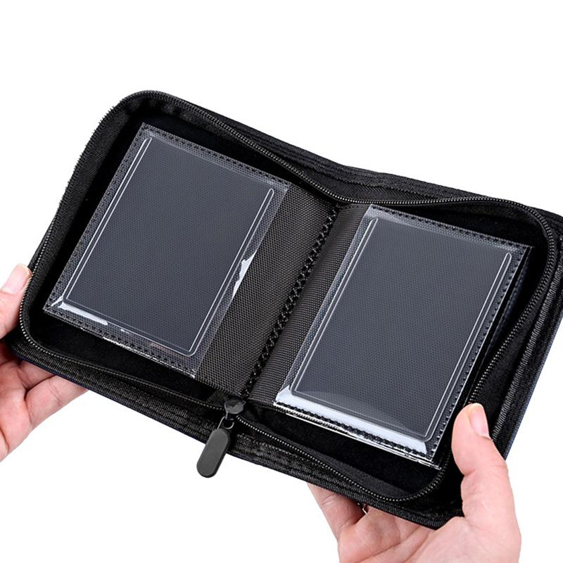 Trading Card Binder - Kartenmappe Tragbar 40 Fächer Wasserdichtes PU-Leder