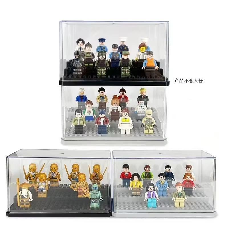 Display Case Acrylic - Acryl-Vitrine für Minifiguren, stapelbare und staubdichte