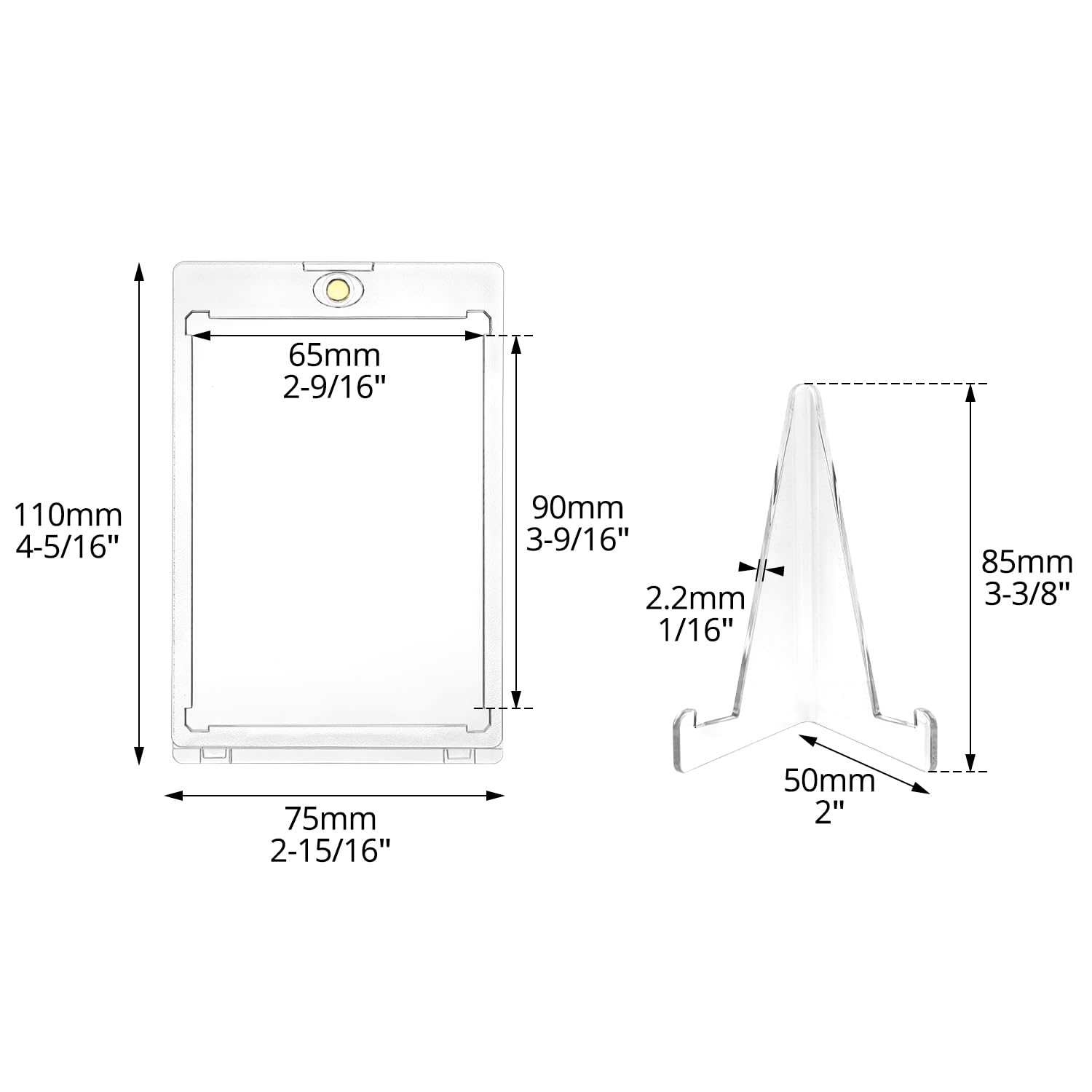 35PT Magnetischer Kartenhalter – Graded Card Display Bewertung und Preis