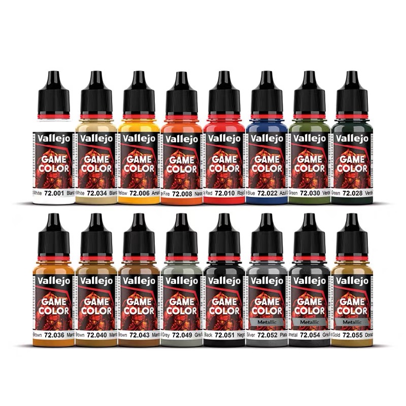 Vallejo 18 ml Acrylfarbe GAME  – Tamiya Model Paint Set Bewertung und Preis